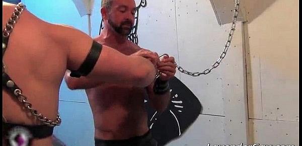  Hard core queer bondage with Josh West gay video